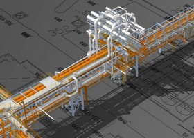 Potrubný most - 3D skenovanie